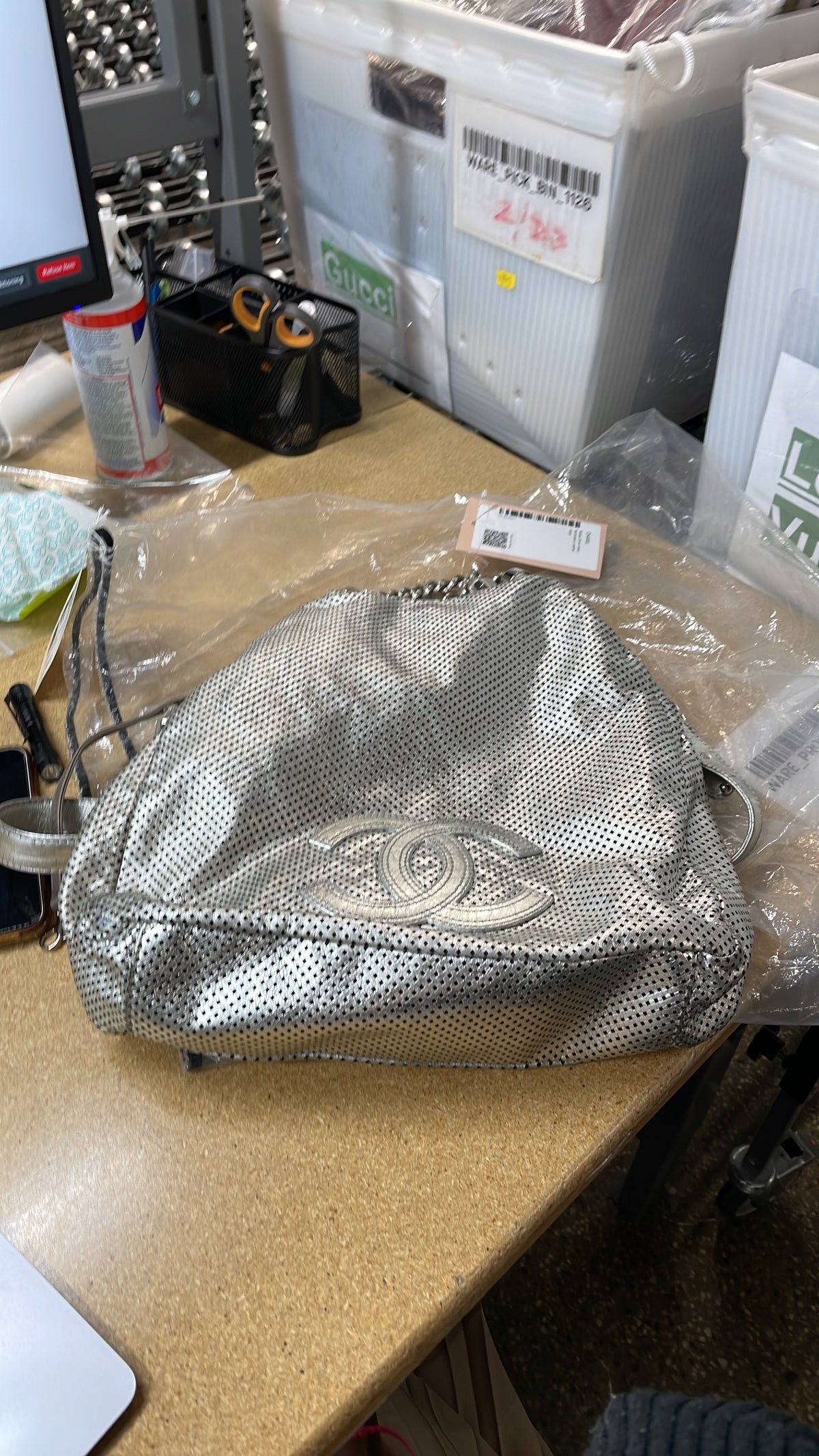 Rodeo Drive Hobo Perforated Leather Medium