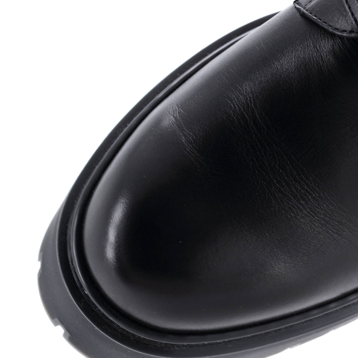 Men's Hoodie Ankle Boots Leather