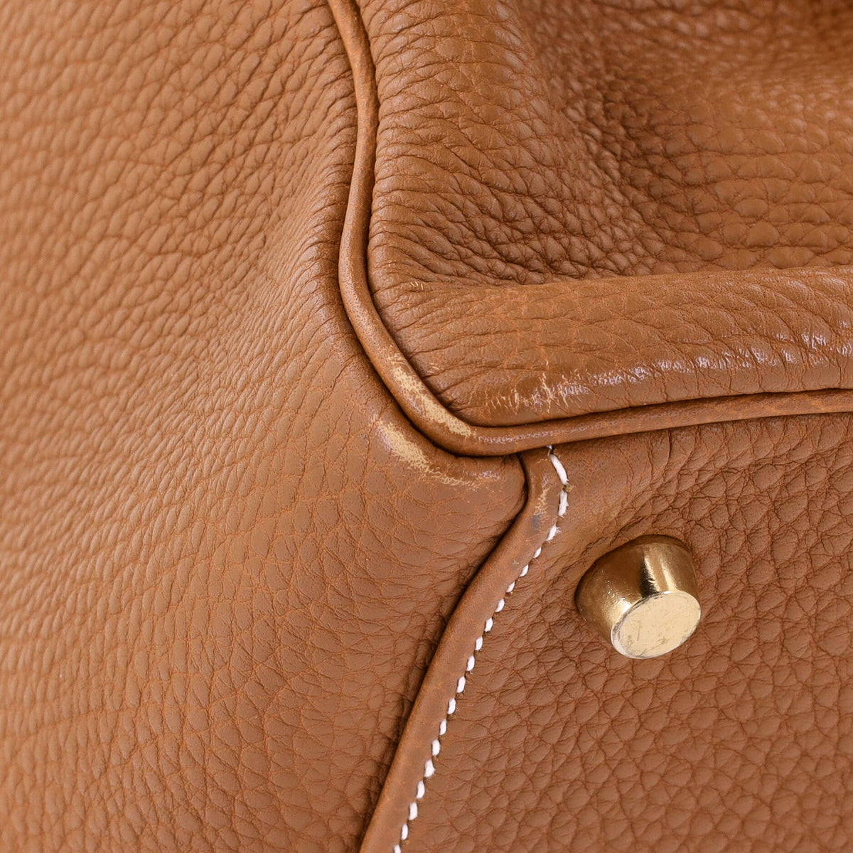 Kelly Handbag Gold Togo with Gold Hardware 32