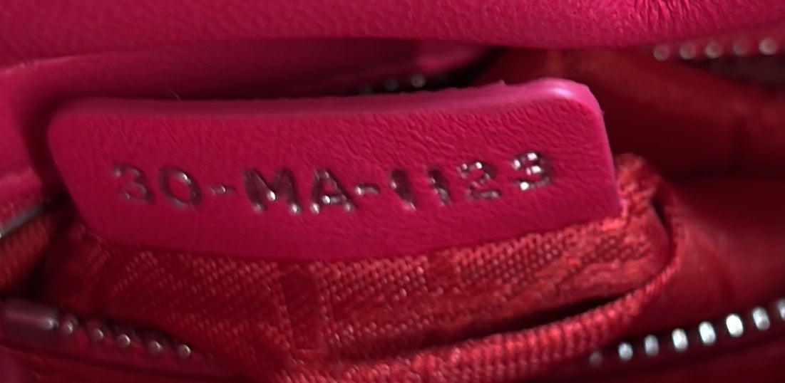 Lady Dior Bag Cannage Quilt Lambskin Mini