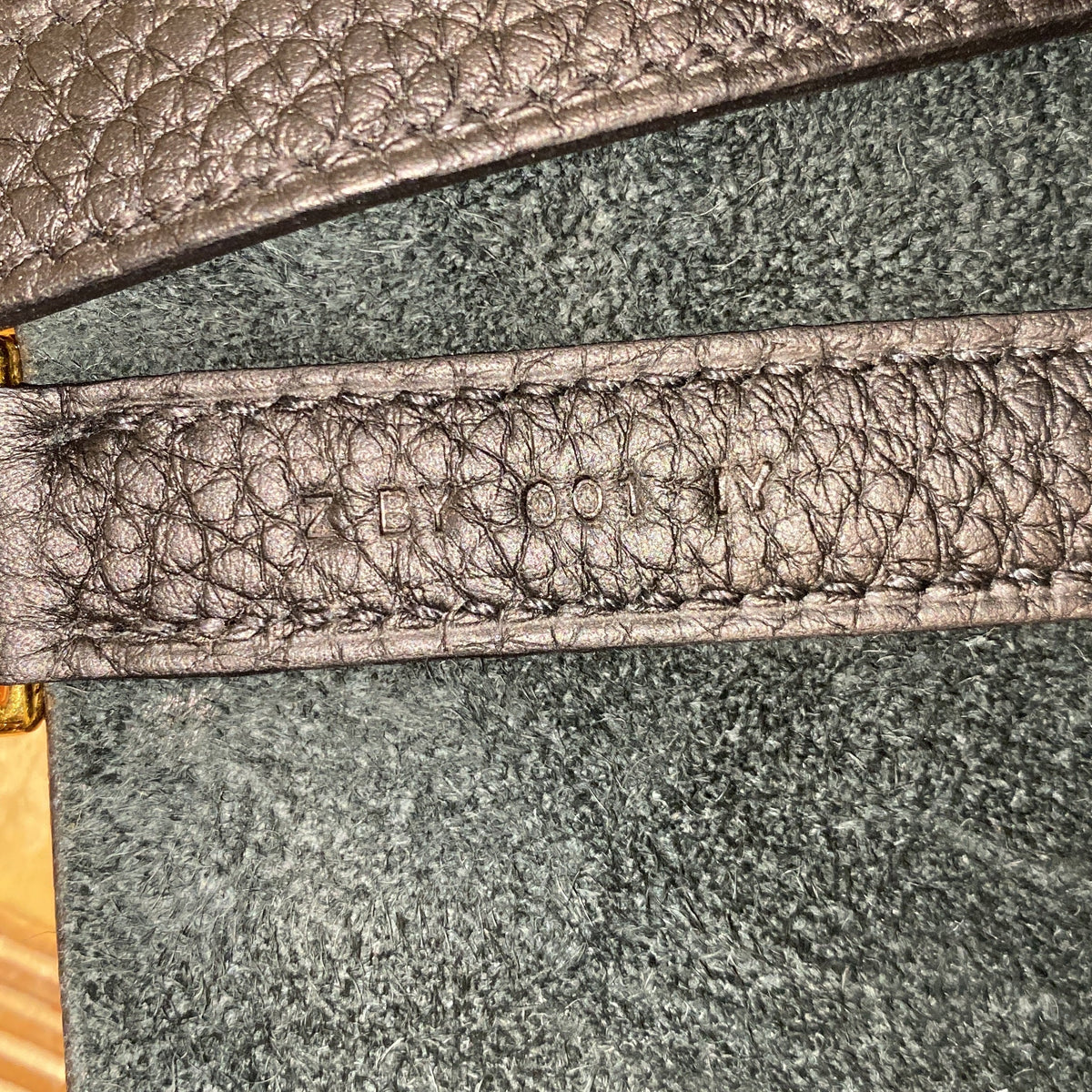Touch Picotin Lock Bag Clemence with Matte Alligator MM