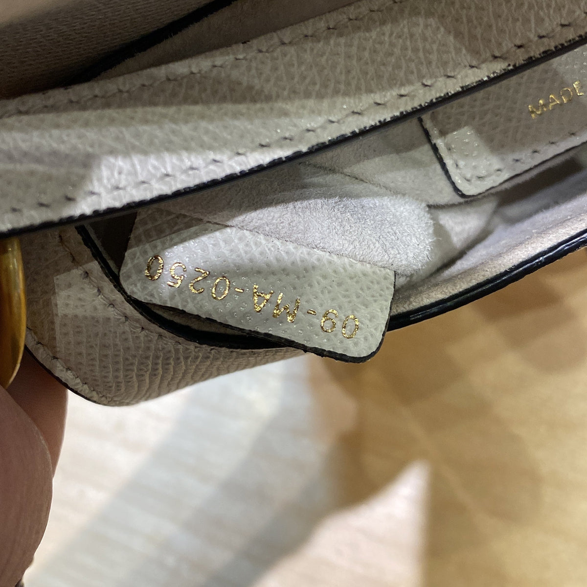Saddle Handbag Leather Mini