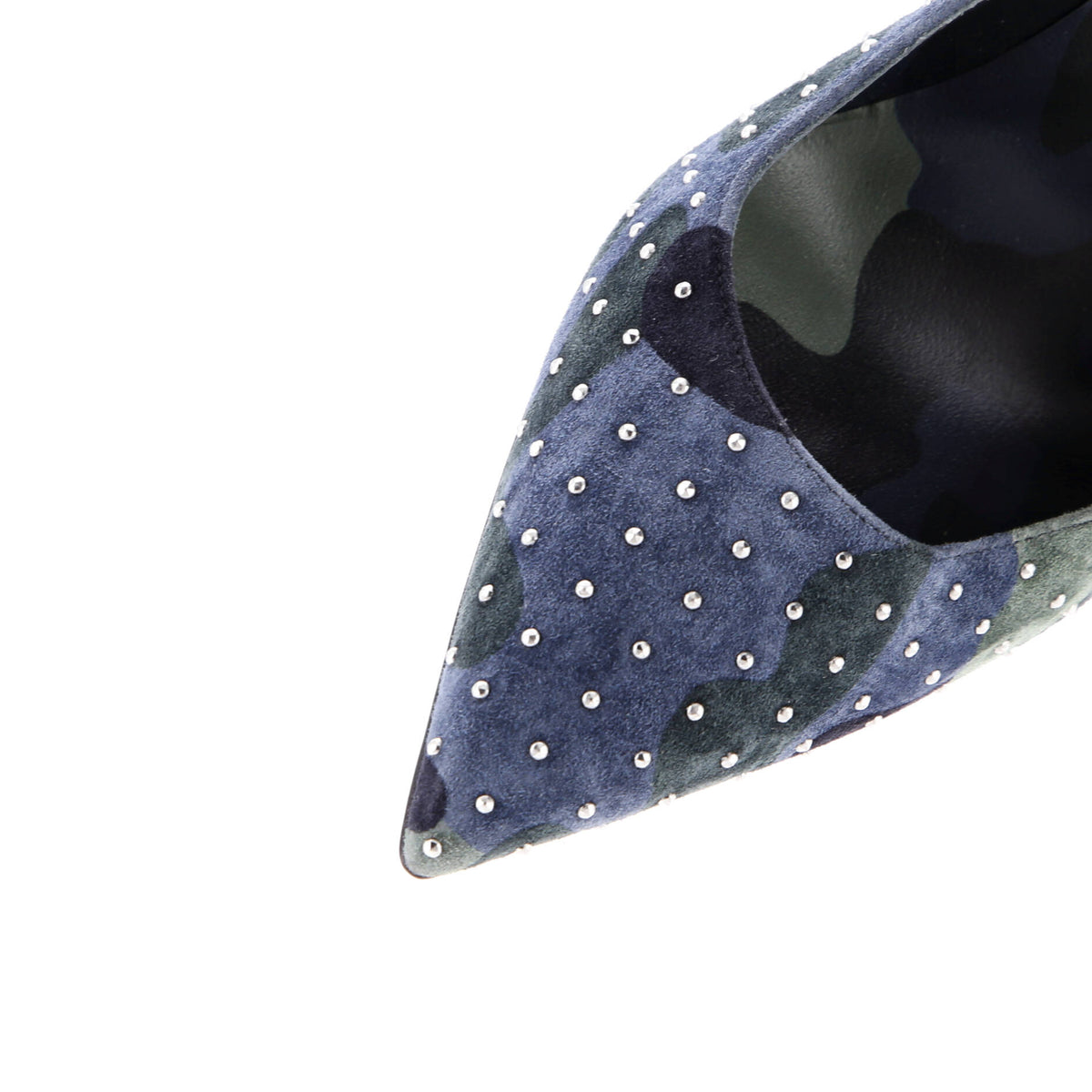 Women's Kate Pumps Studded Printed Suede 100