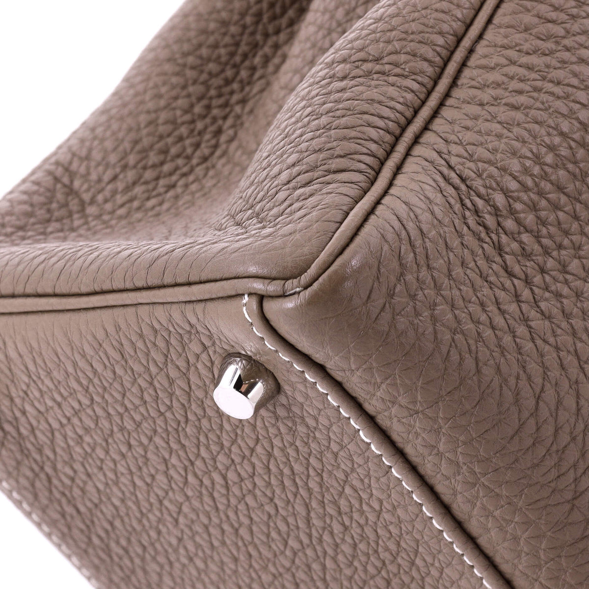 Kelly Handbag Grey Togo with Palladium Hardware 35