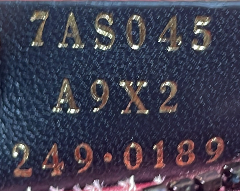 Chain Baguette Charm Bag Sequins Nano
