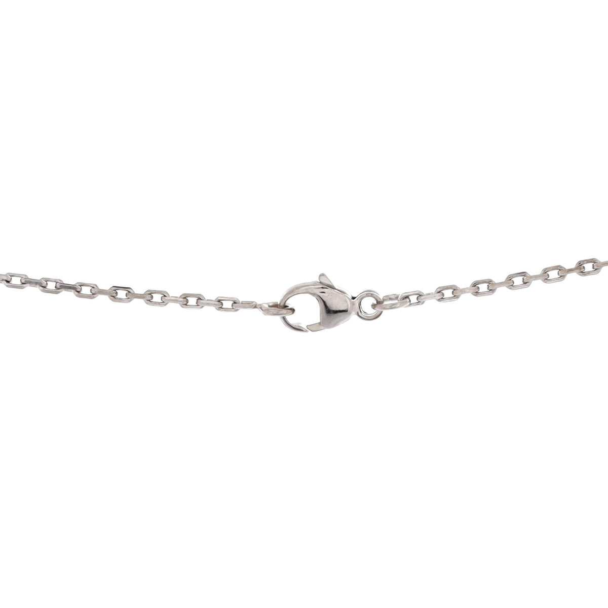 Pop H Pendant Chain Necklace Metal and Enamel Mini