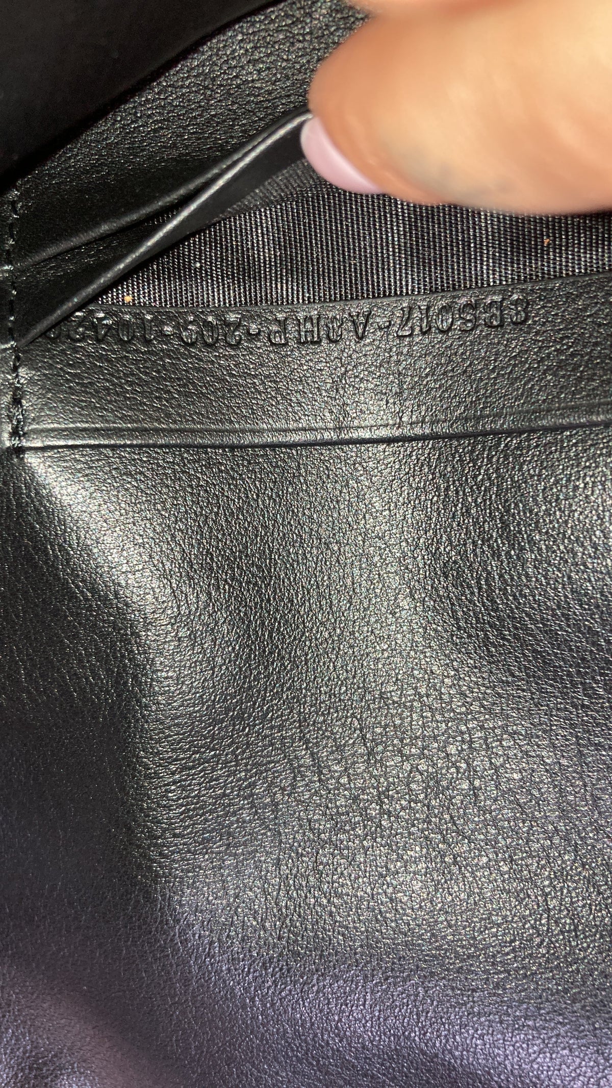 Baguette NM Bag Zucca Shearling Mini