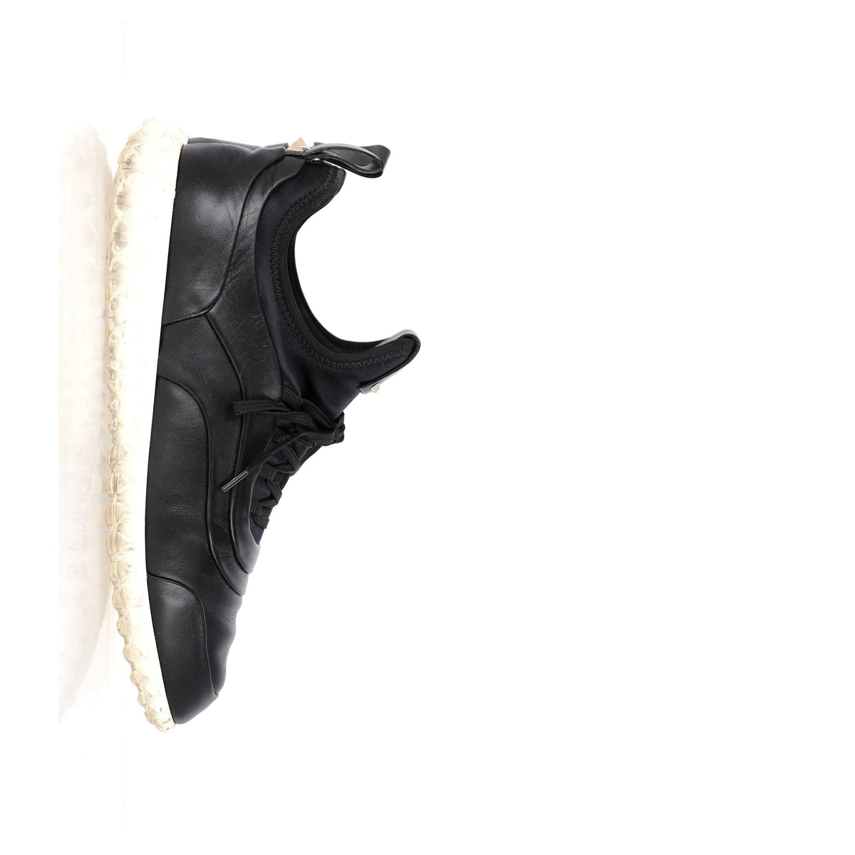 Valentino Soul AM Sneakers in Black Calfskin Leather