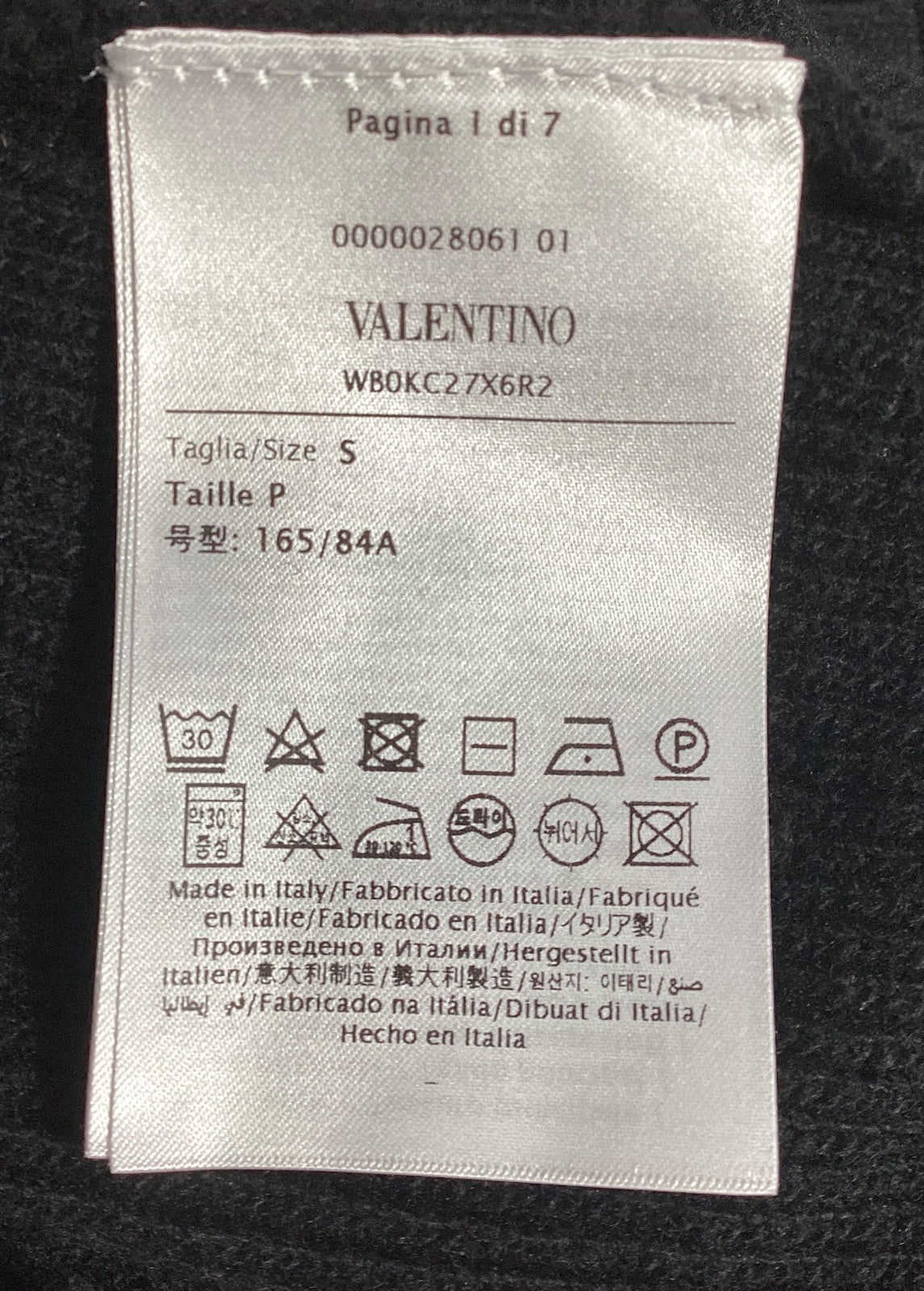 Valentino Cut-Out Sweater in Black Virgin Wool