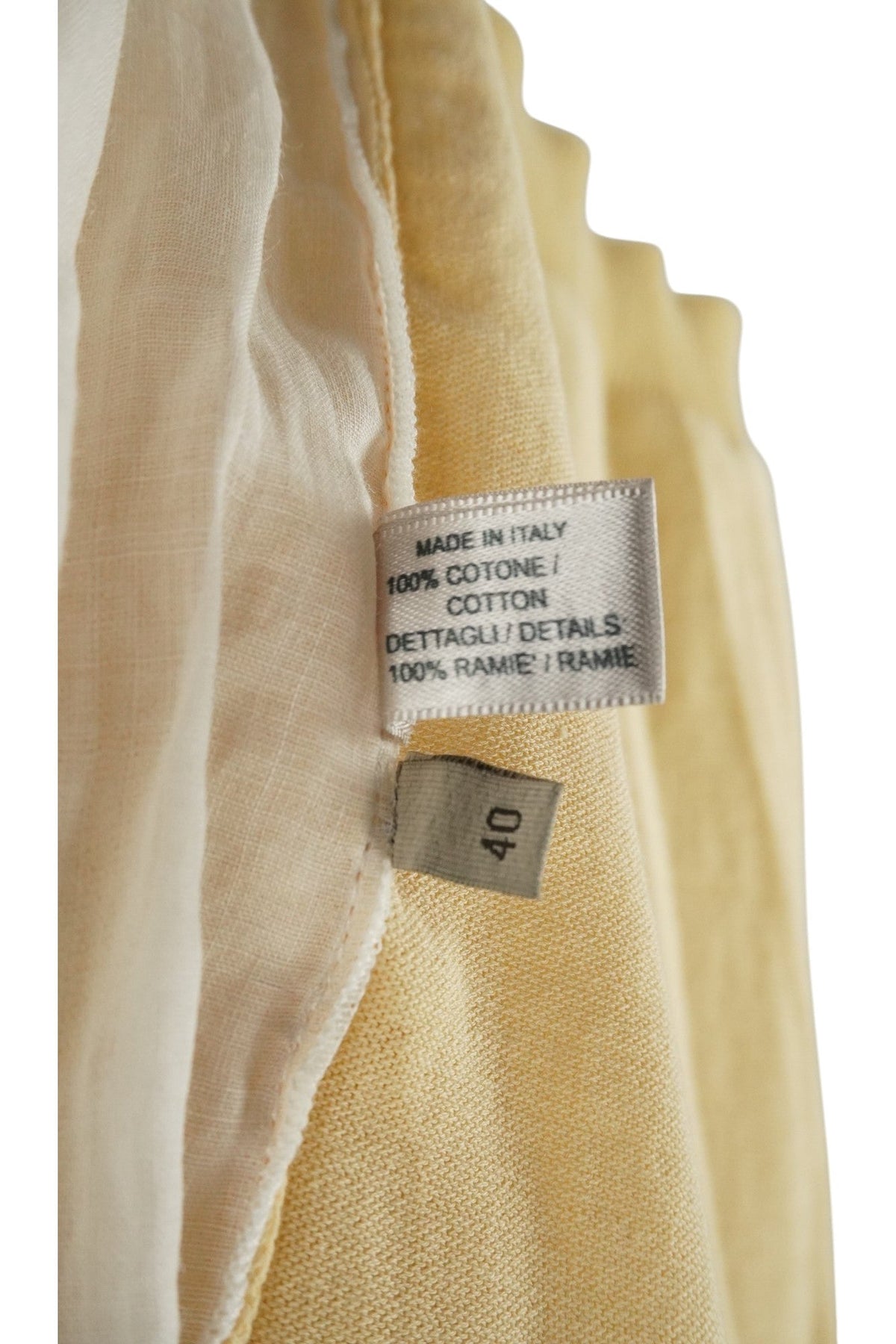 Bottega Veneta Yellow Layered Cardigan