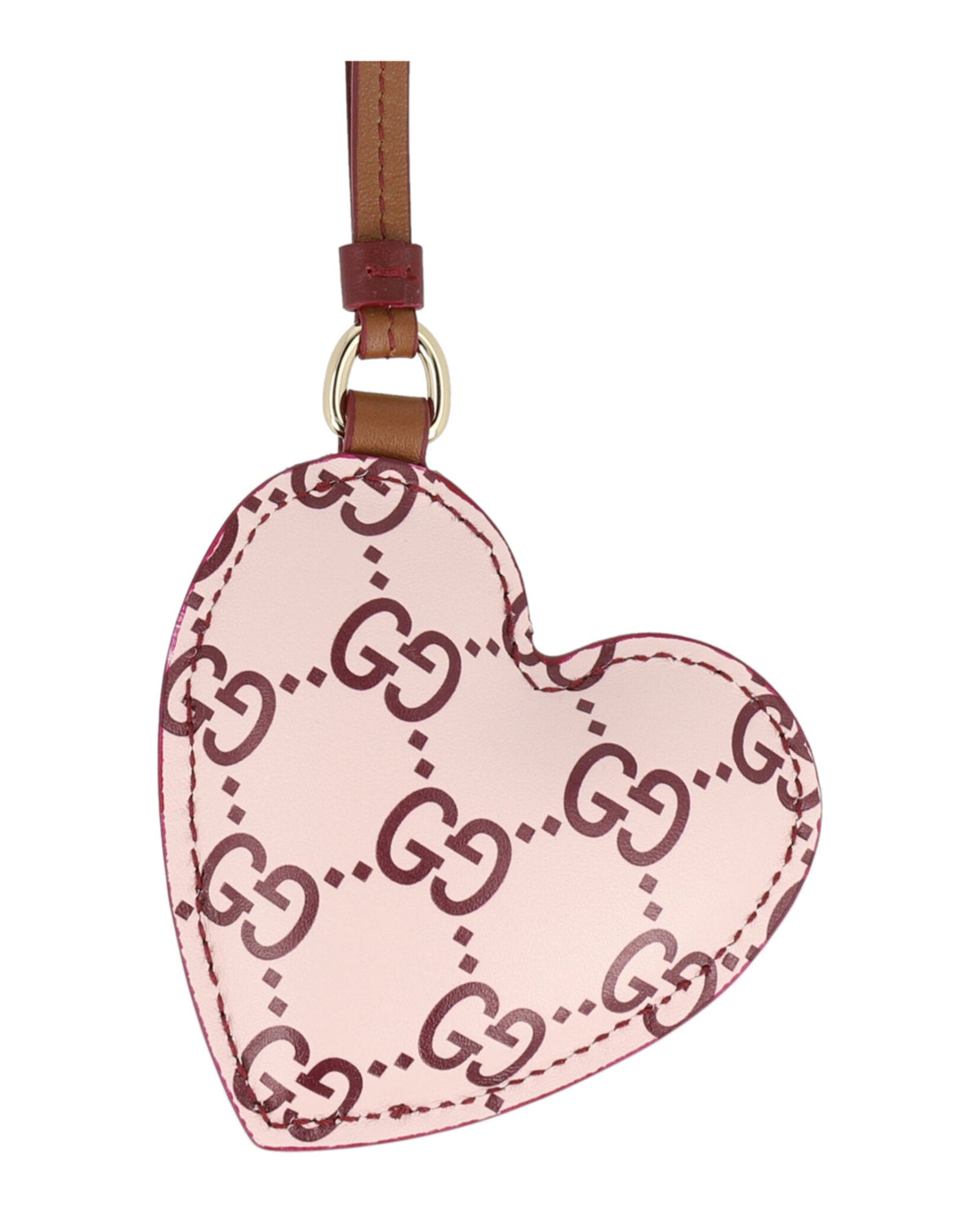 Gucci Womens Heart Shaped Keychain
