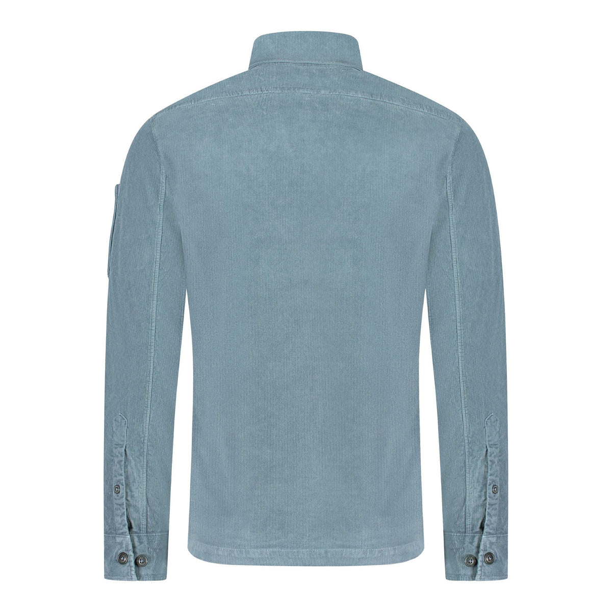 Cp Company Corduroy Button Up Shirt in Orion Blue