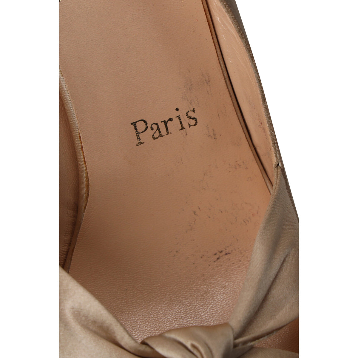 Christian Louboutin Moustique Slingback Pumps in Pink Satin