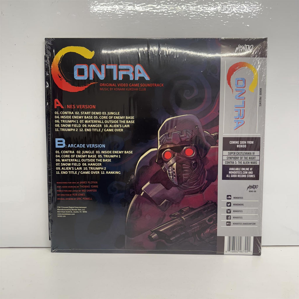 Contra - Original Video Game Soundtrack - Konami Kukeiha Club Vinyl LP