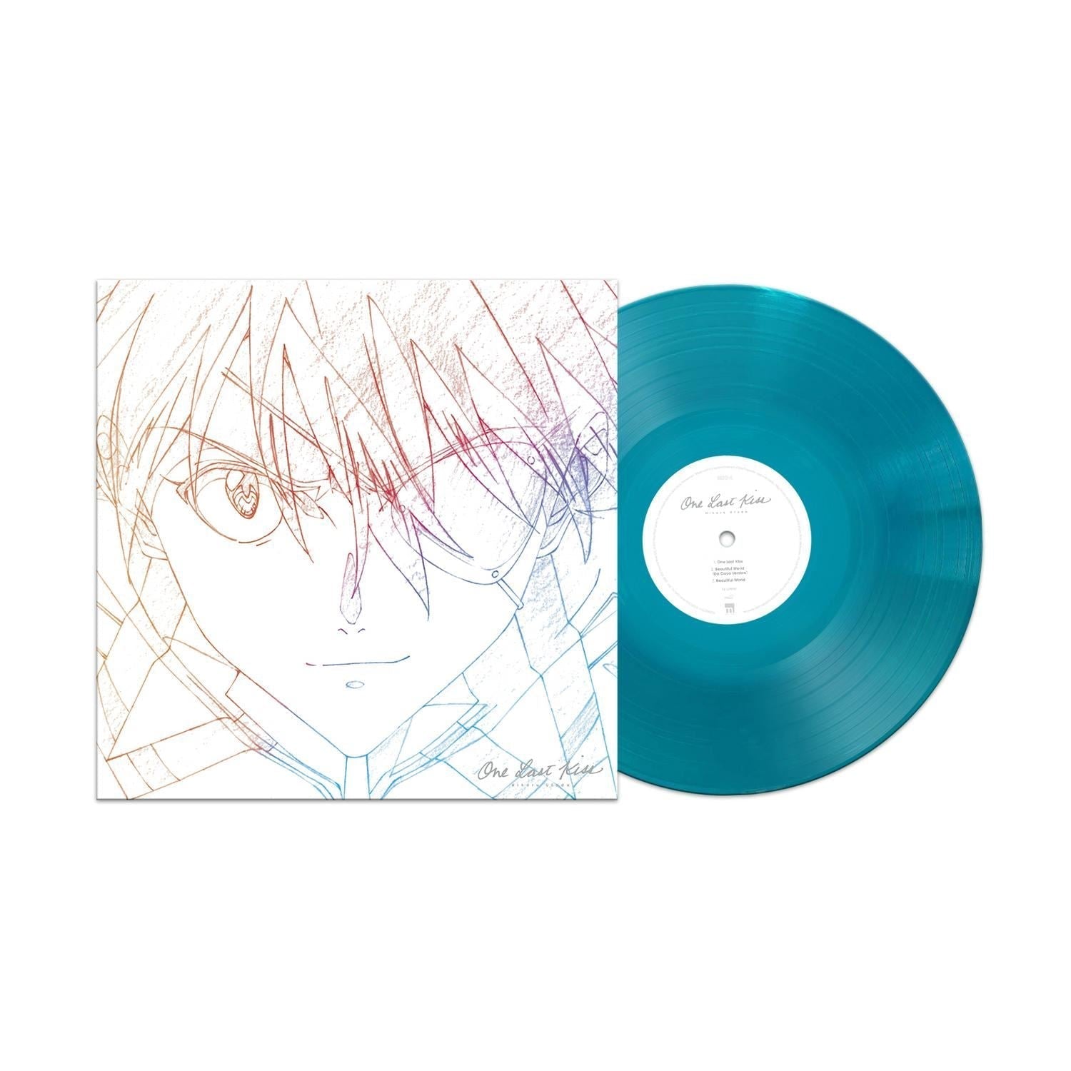 Utada Hikaru - One Last Kiss Translucent Crystal Blue Vinyl EP