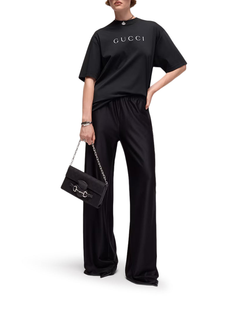 Gucci Women Printed Cotton Jersey T-Shirt