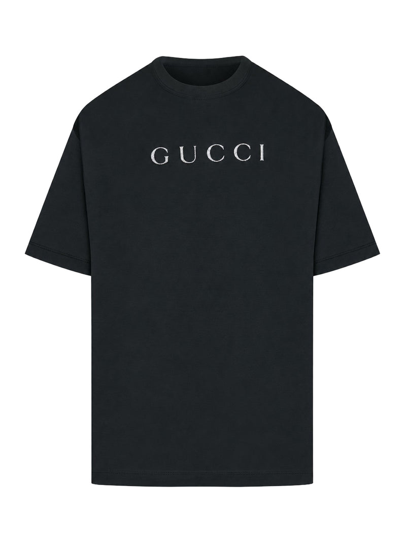 Gucci Women Printed Cotton Jersey T-Shirt