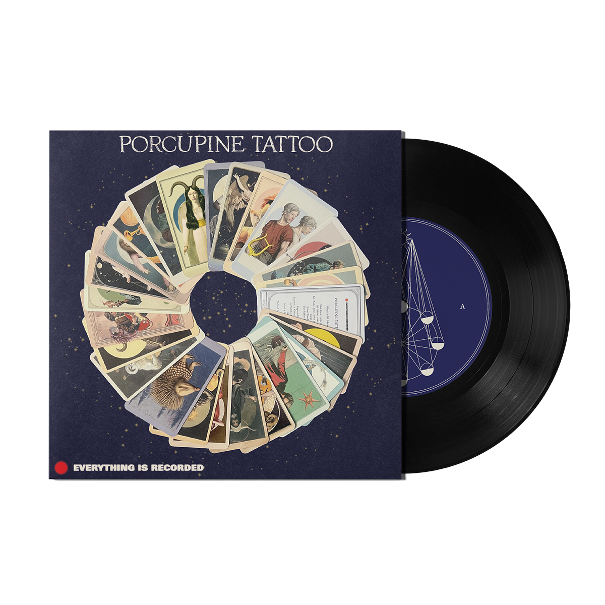 Everything Is Recorded & Noah Cyrus & Bill Callahan Porcupine Tattoo 7" Vinyl Single 2025
