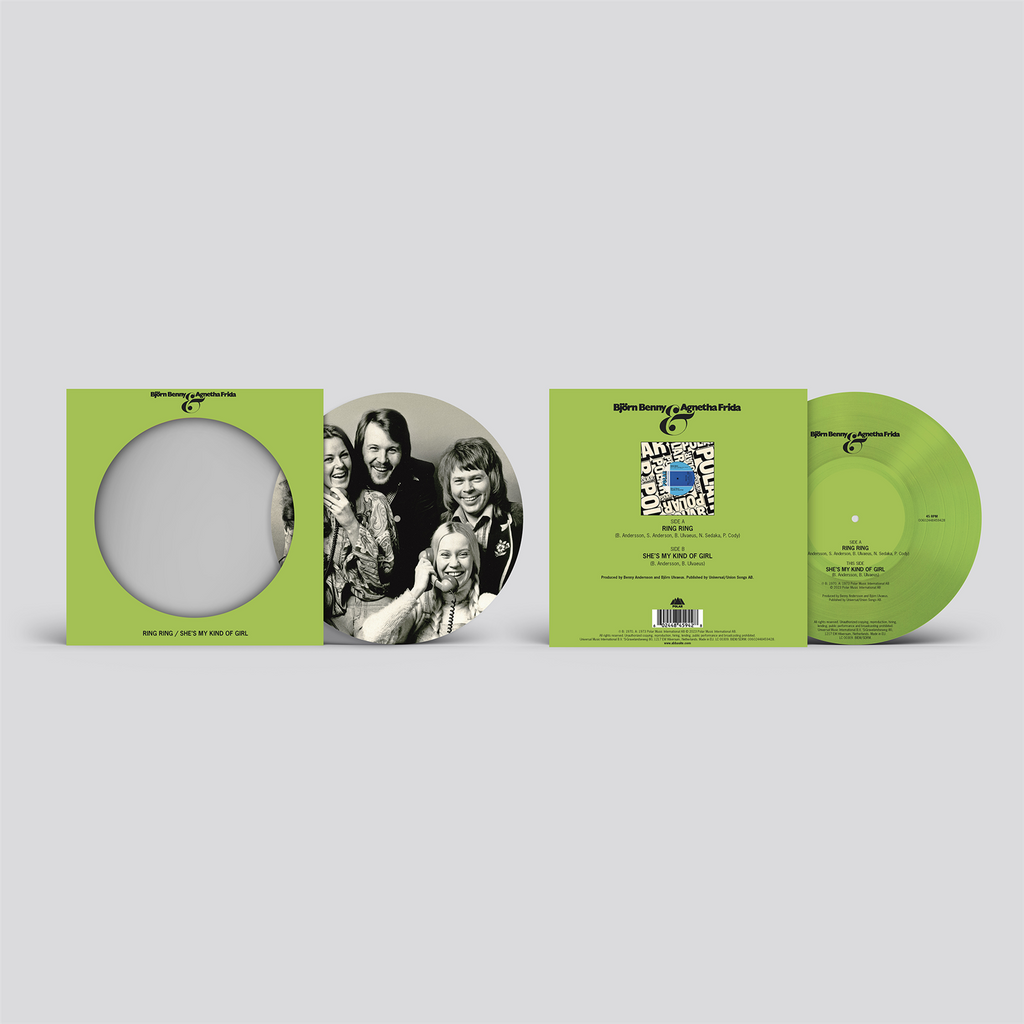 ABBA - Ring Ring (English) / She’s My Kind of Girl 7" Picture Disc Vinyl Single