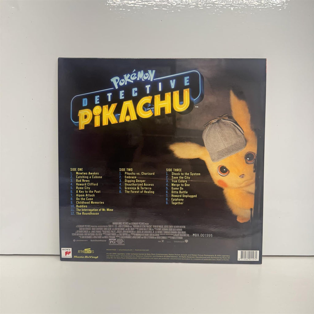 Pokémon Detective Pikachu (Original Motion Picture Soundtrack) - Henry Jackman Limited Edition 2x White Vinyl LP + Poster