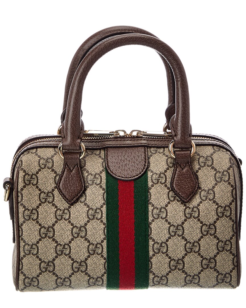 Gucci Ophidia Canvas & Leather Shoulder Bag