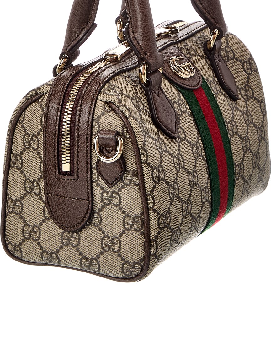 Gucci Ophidia Canvas & Leather Shoulder Bag