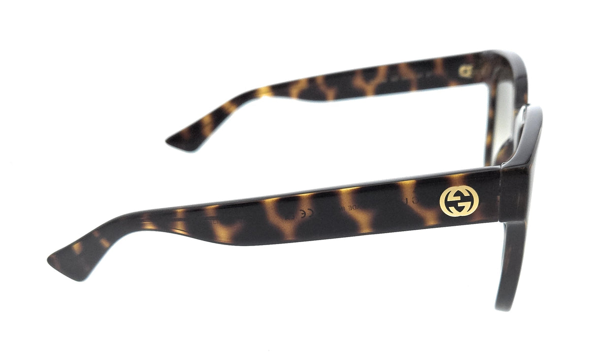 Gucci GG1338S-003 Havana Brown Square Sunglasses
