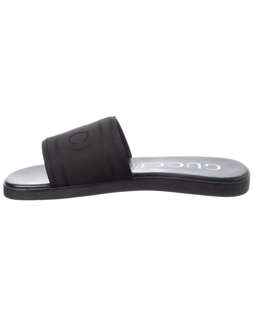 Gucci Tonal Leather Flat Sandal