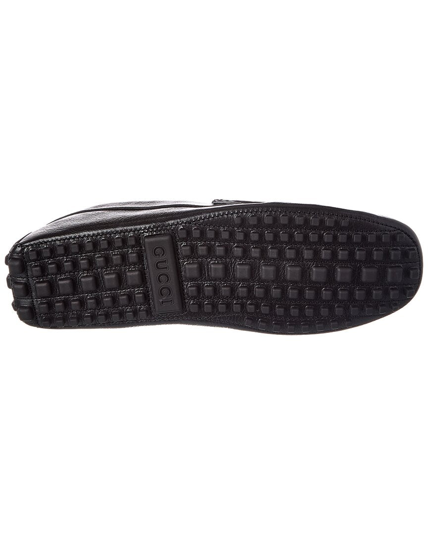 Gucci Crest Leather Driver