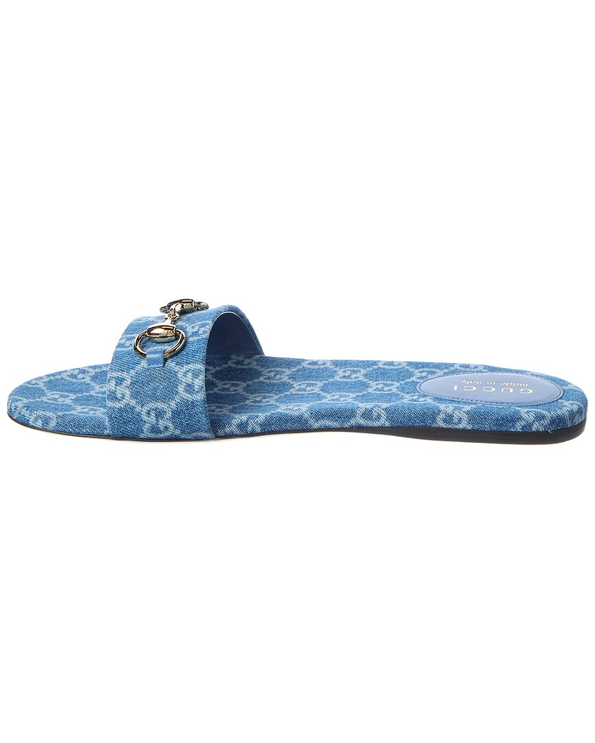 Gucci Gg Horsebit Sandal