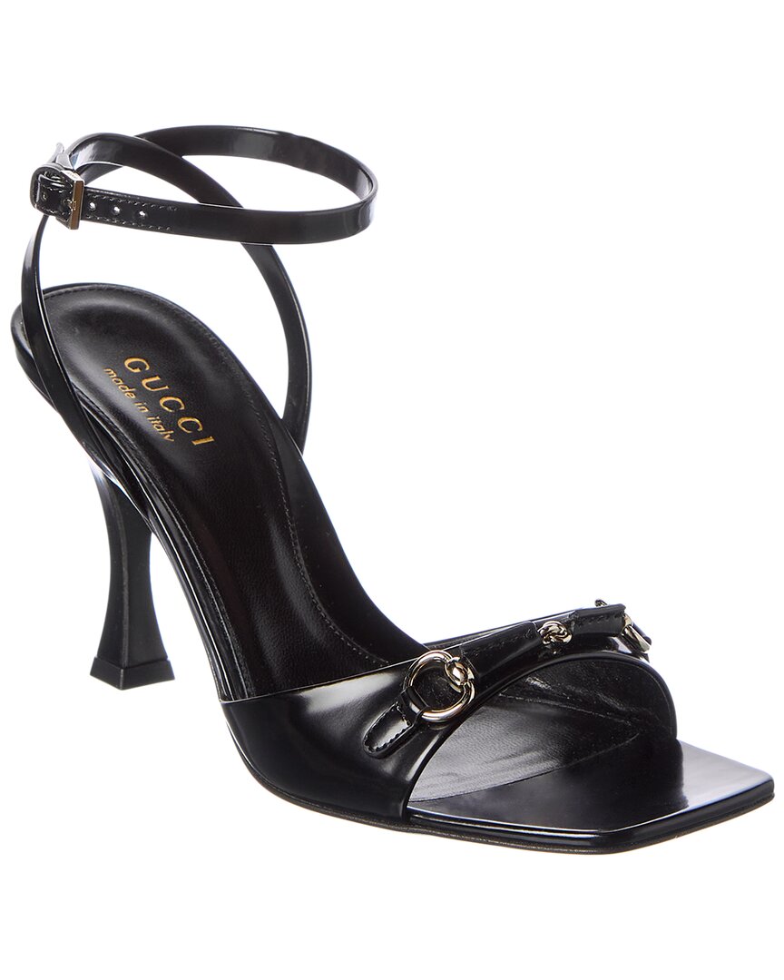 Gucci Horsebit Patent Sandal