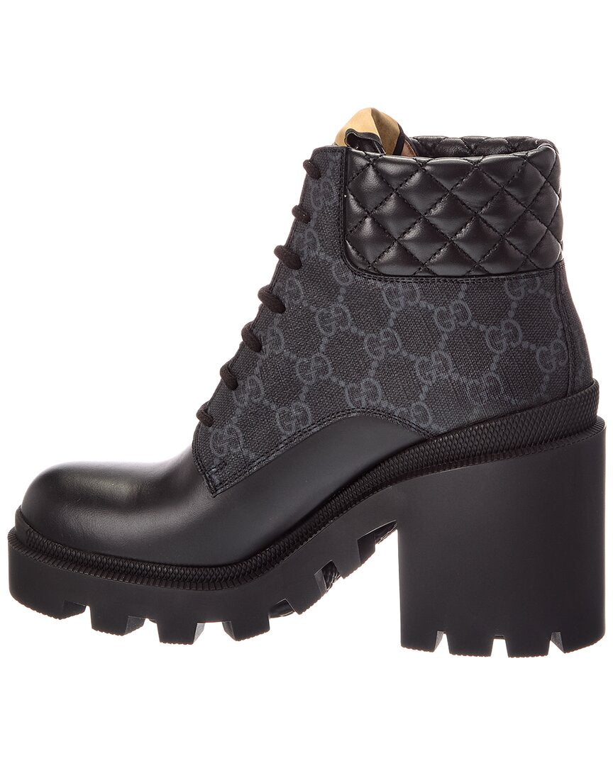 Gucci Gg Leather Boot