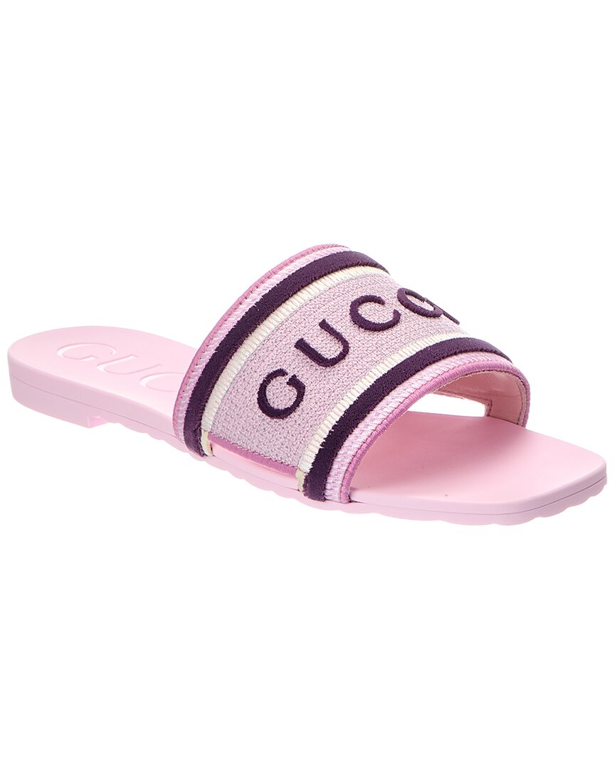 Gucci Logo Canvas Sandal