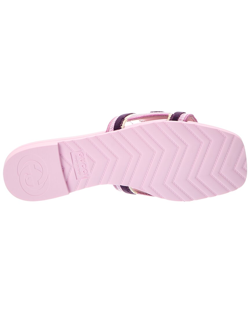Gucci Logo Canvas Sandal