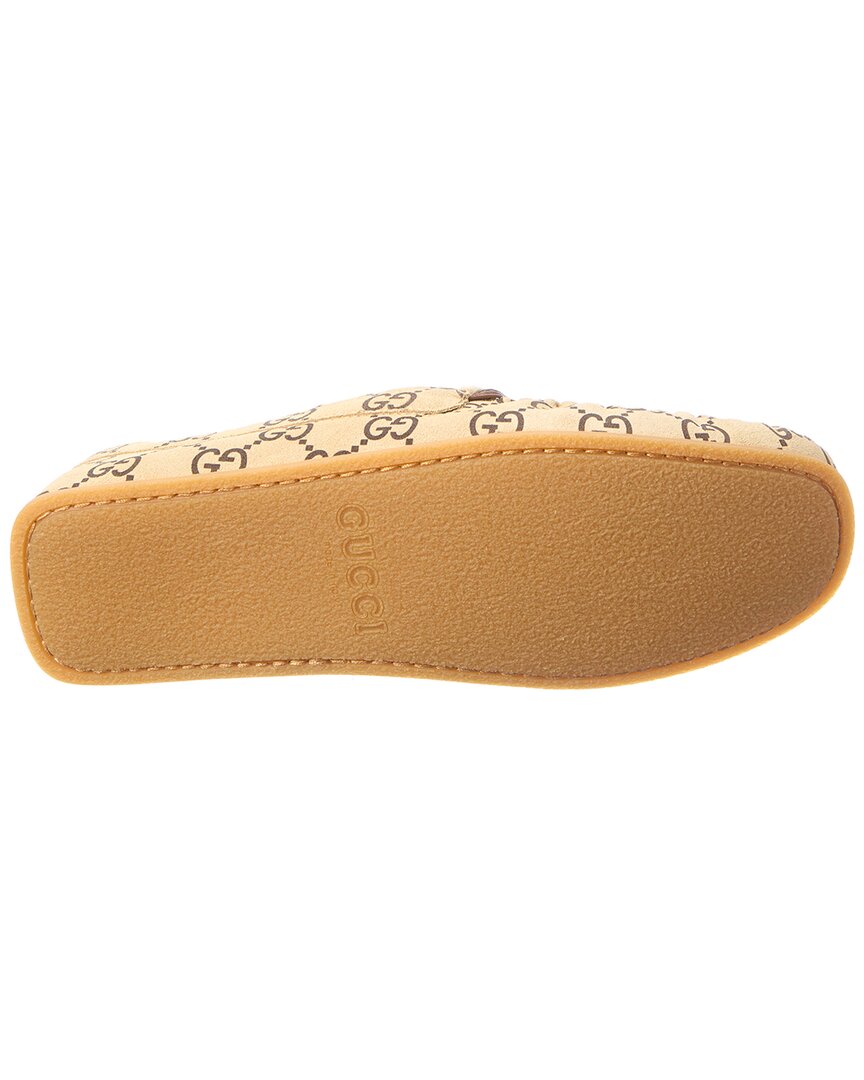 Gucci Gg Logo Prestige Suede Loafer