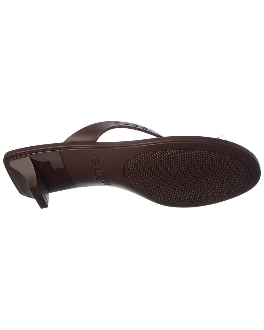 Gucci Vittoria Rubber Sandal
