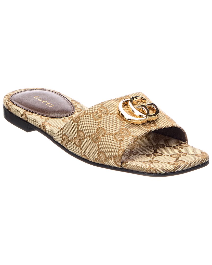 Gucci Gg Canvas Sandal