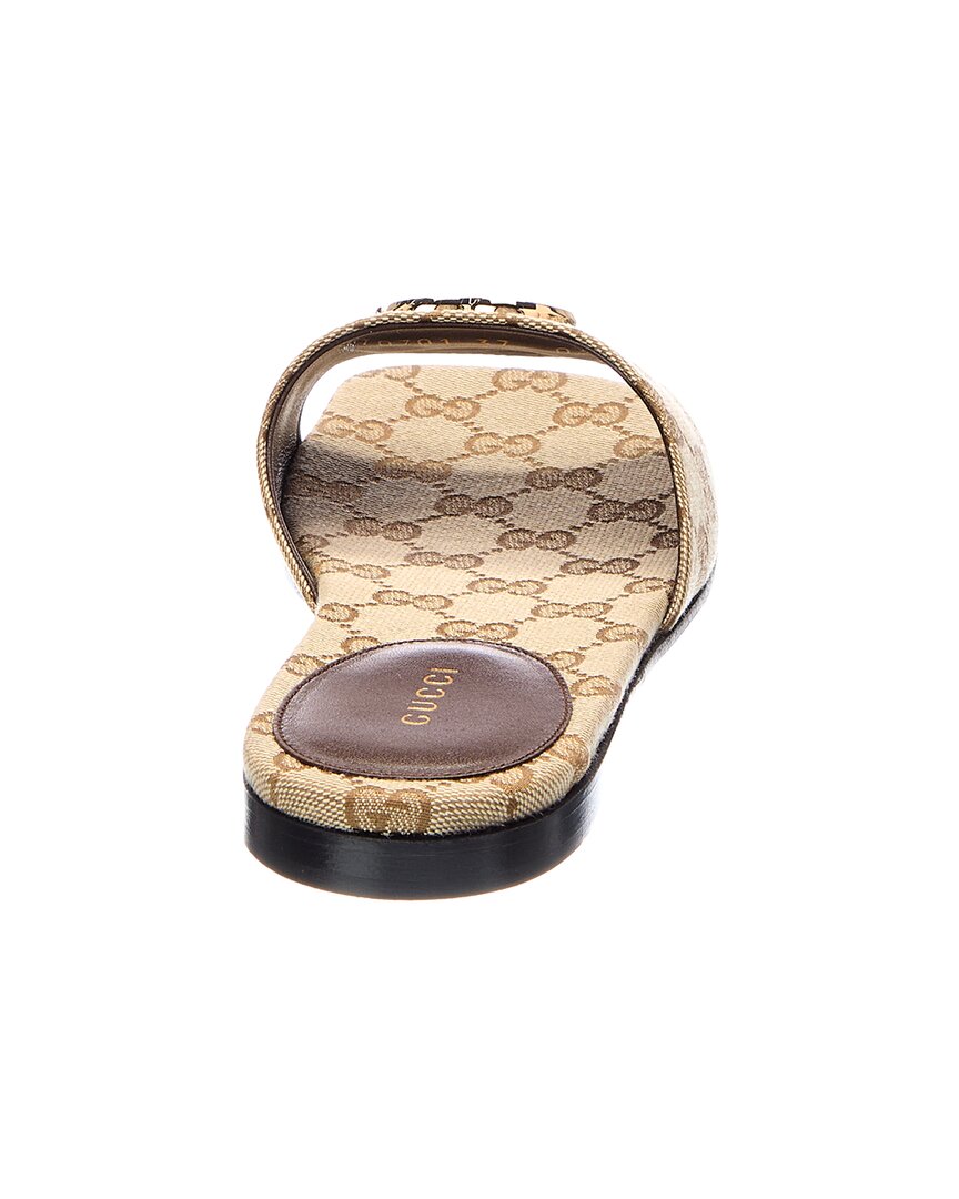 Gucci Gg Canvas Sandal