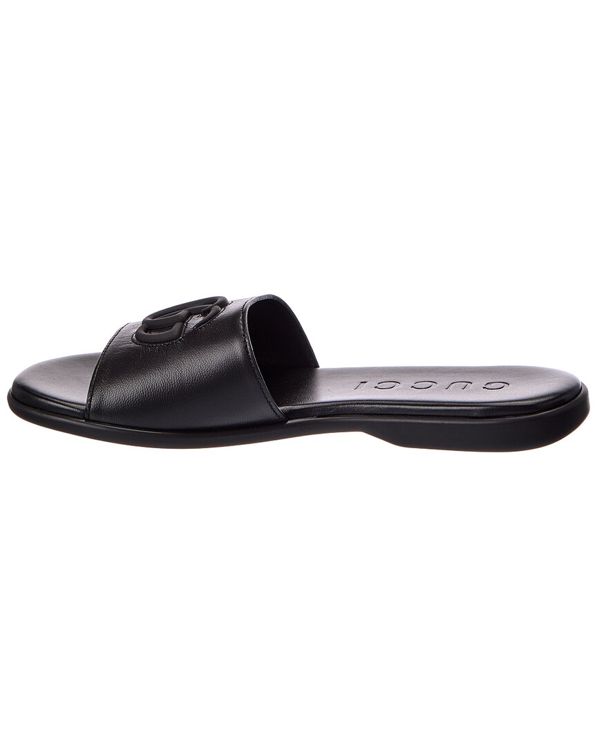 Gucci Double G Leather Sandal