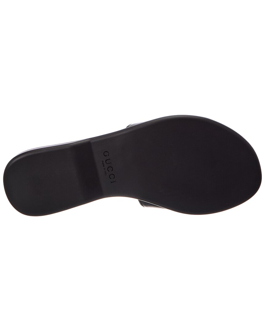 Gucci Double G Leather Sandal