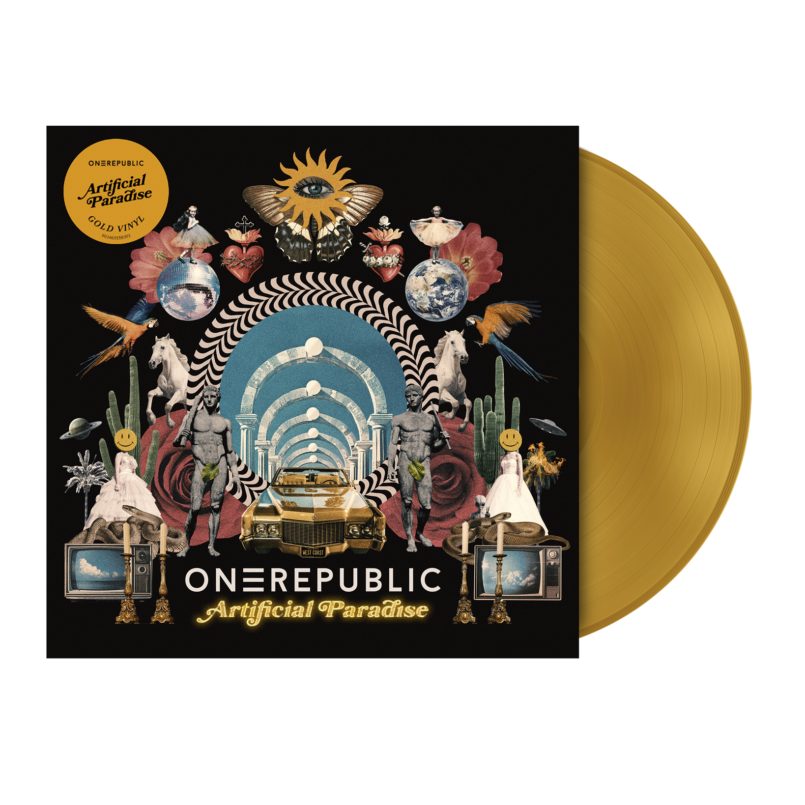 OneRepublic - Artificial Paradise Gold Vinyl LP