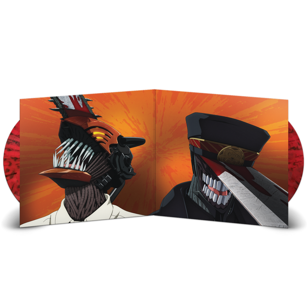 Chainsaw Man (Original Series Soundtrack) - Kensuke Ushio 2x Red & Black Splatter Vinyl LP