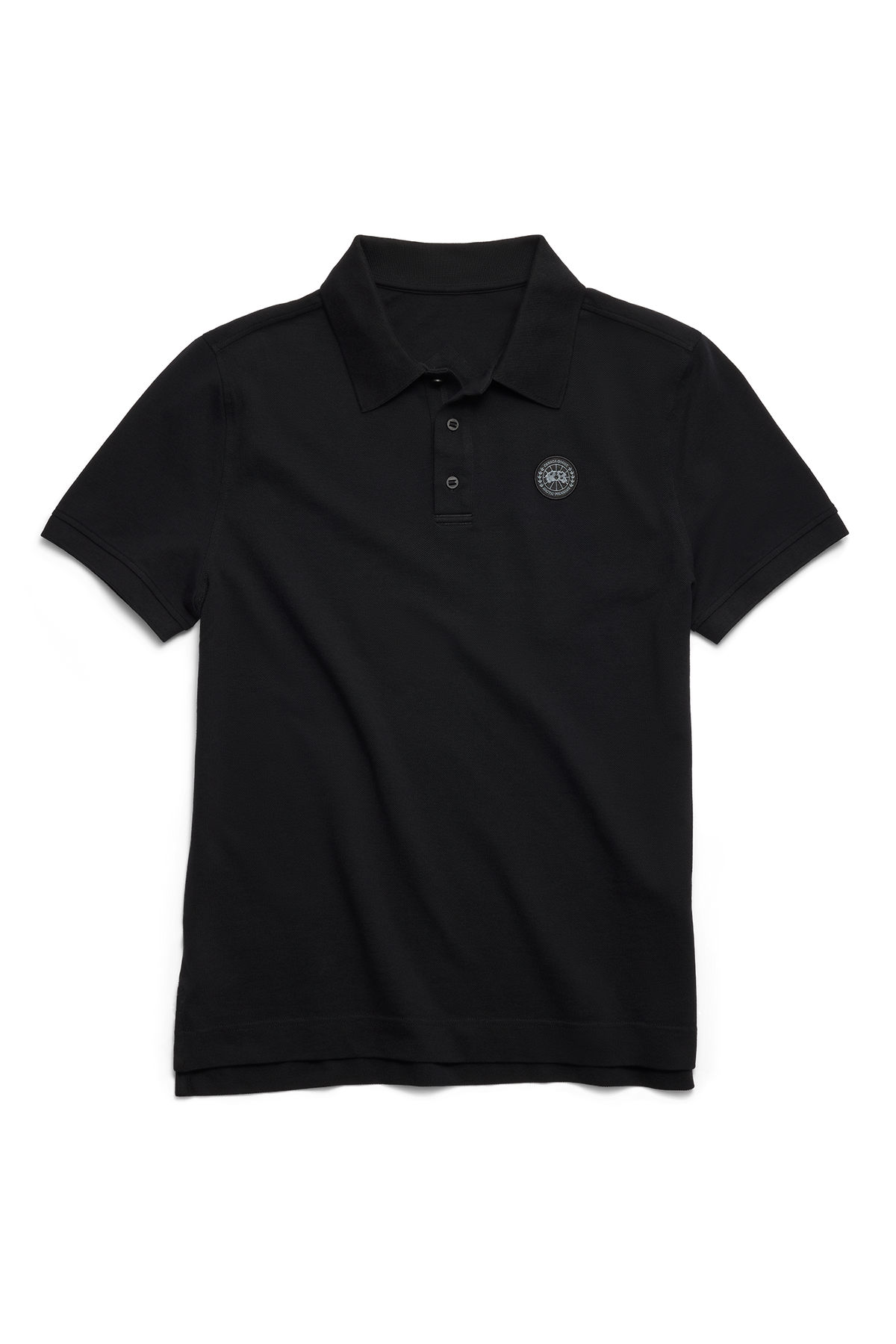 Beckley 黑色圆盘 Polo 衫