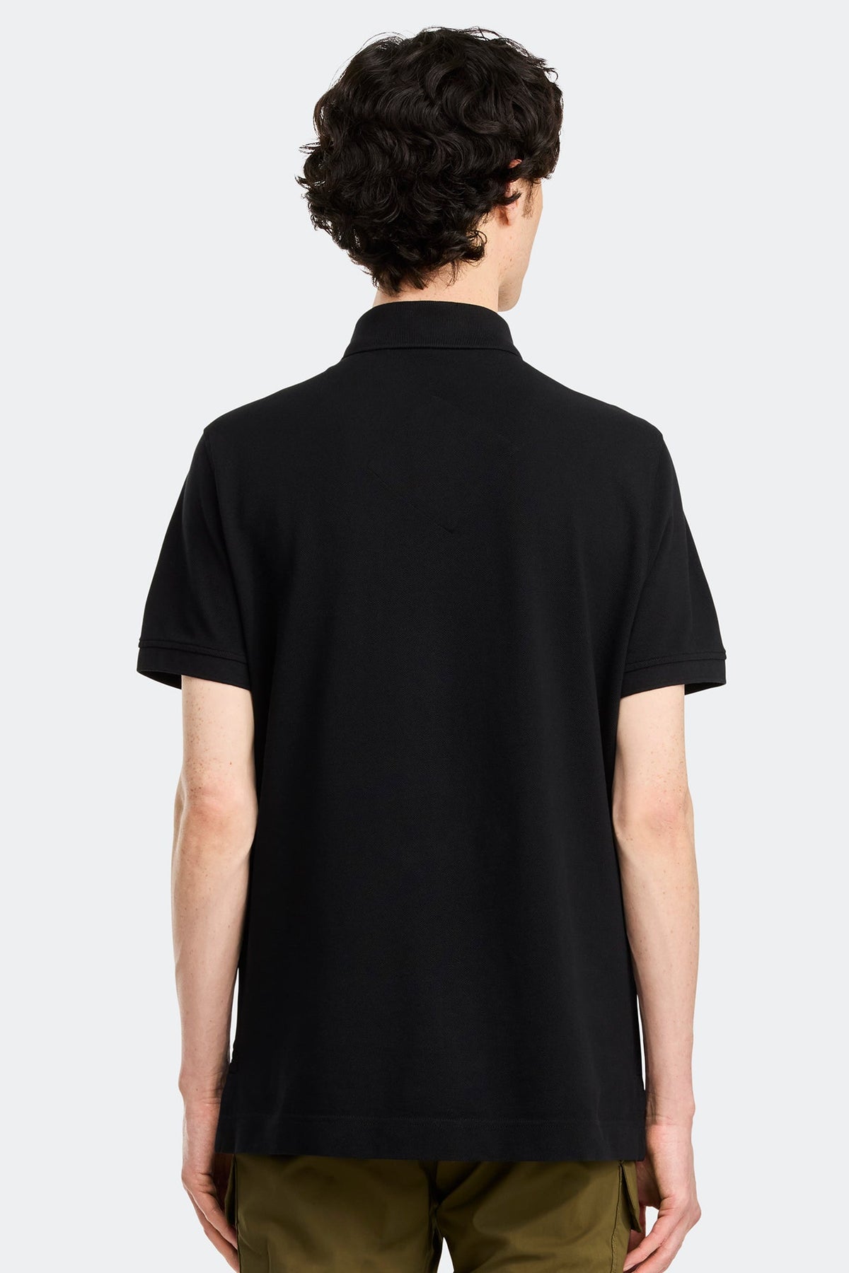 Beckley 黑色圆盘 Polo 衫