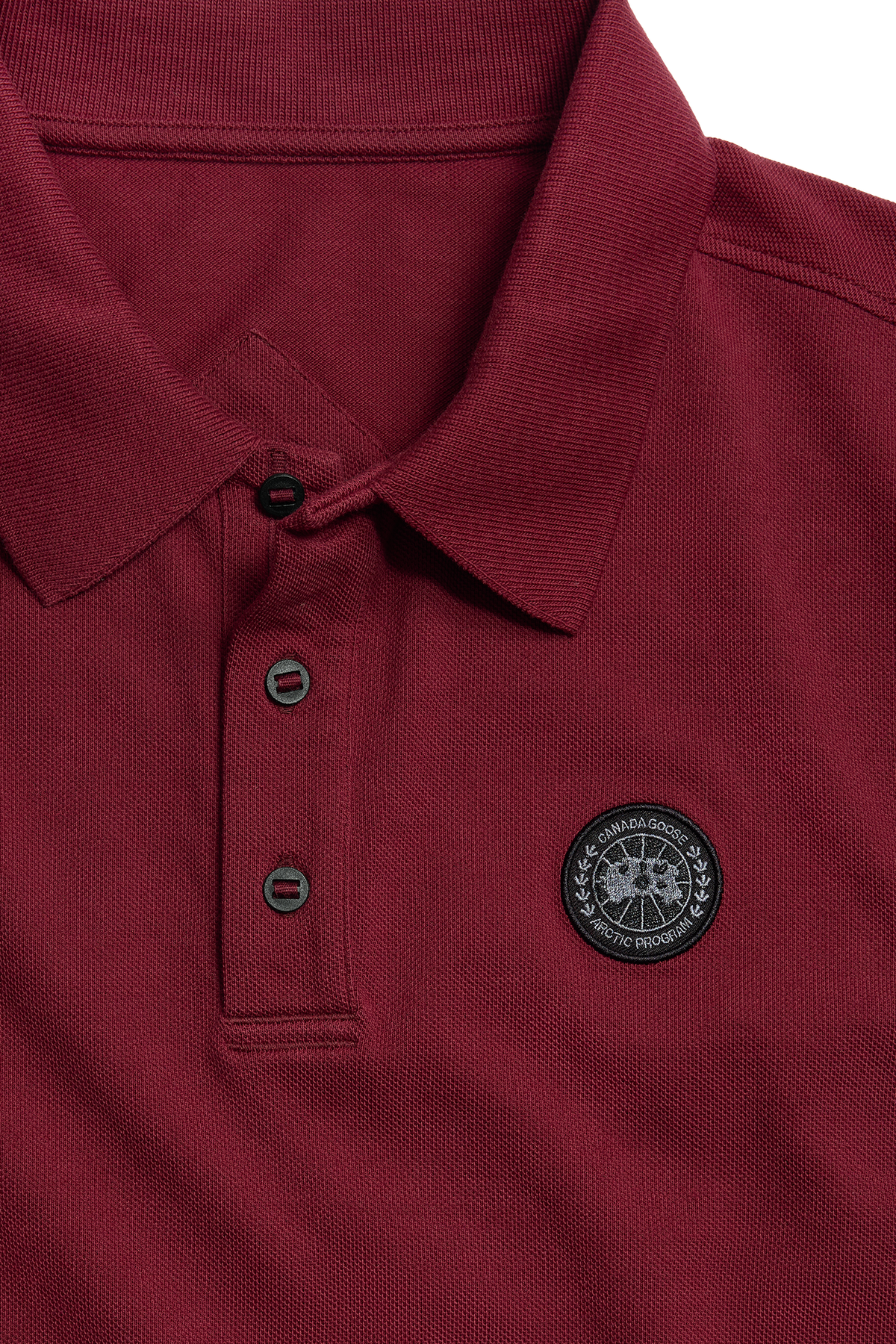 Beckley 黑色圆盘 Polo 衫