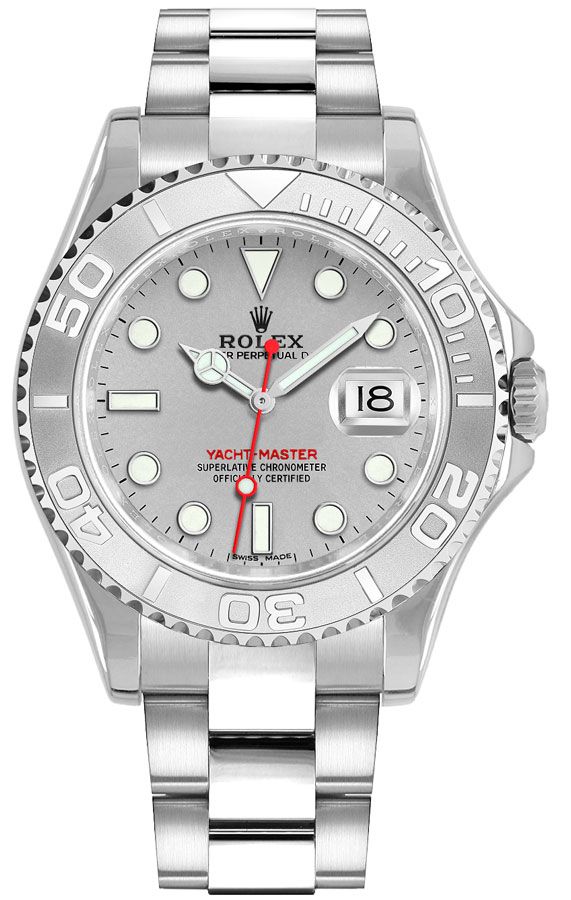 Rolex Yacht-Master 40 Silver Dial Automatic Men's Watch 16622