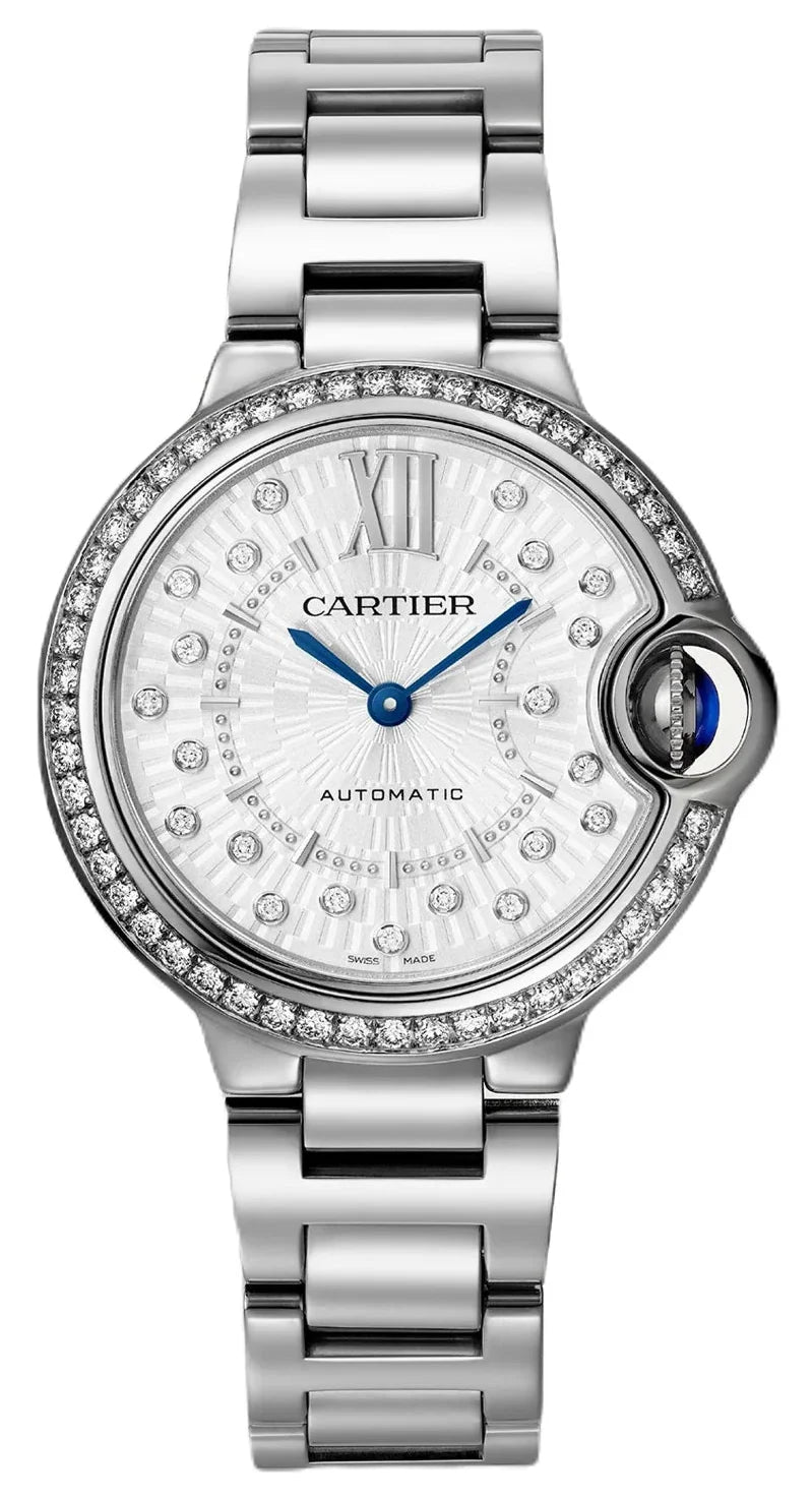 Cartier Ballon Bleu Silver Dial Ladies Watch W4BB0035