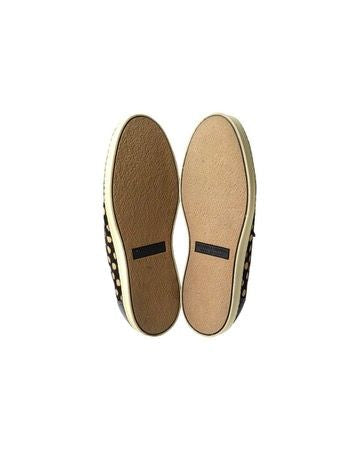 Bottega Veneta Polka-dot Pony-style Slip-on Sneakers in Black Calfskin Leather