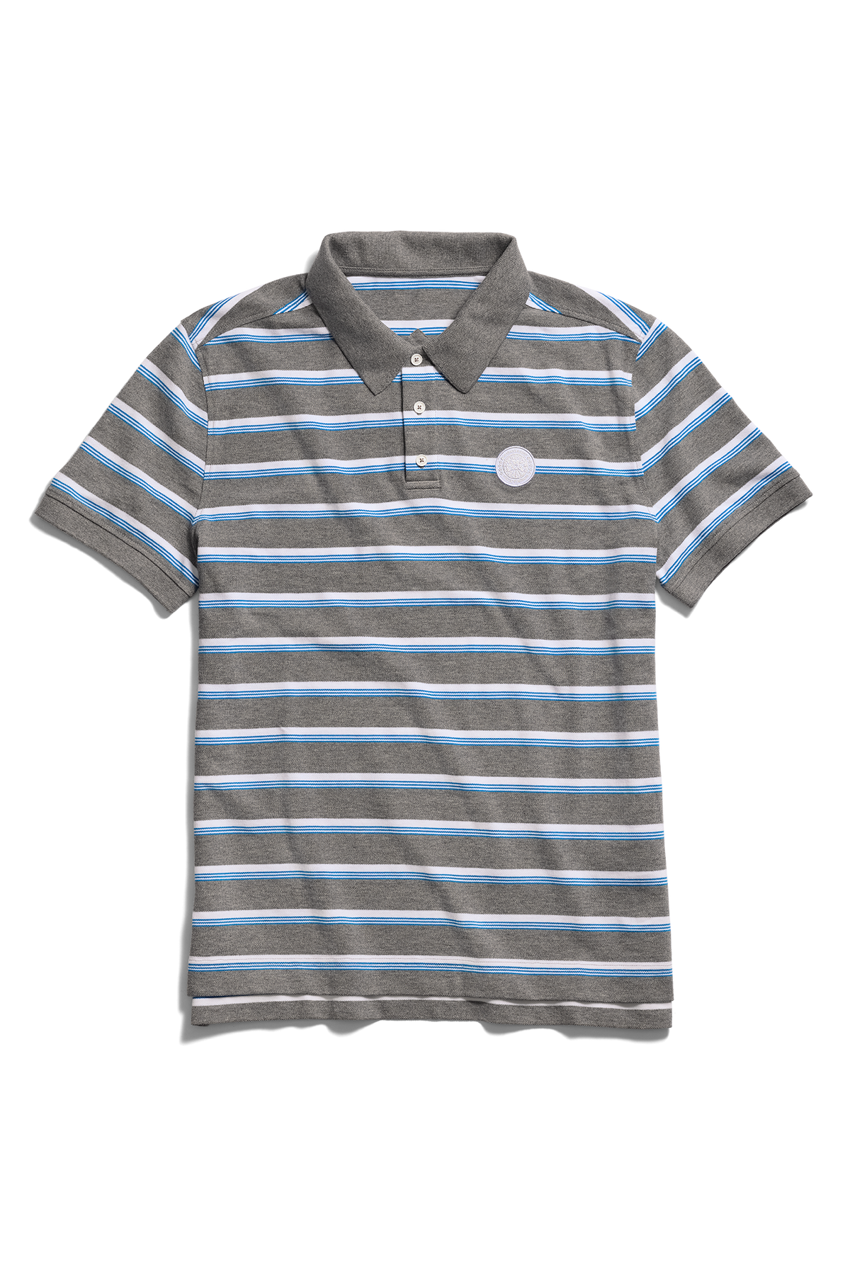 Beckley 条纹同色调圆盘 Polo 衫