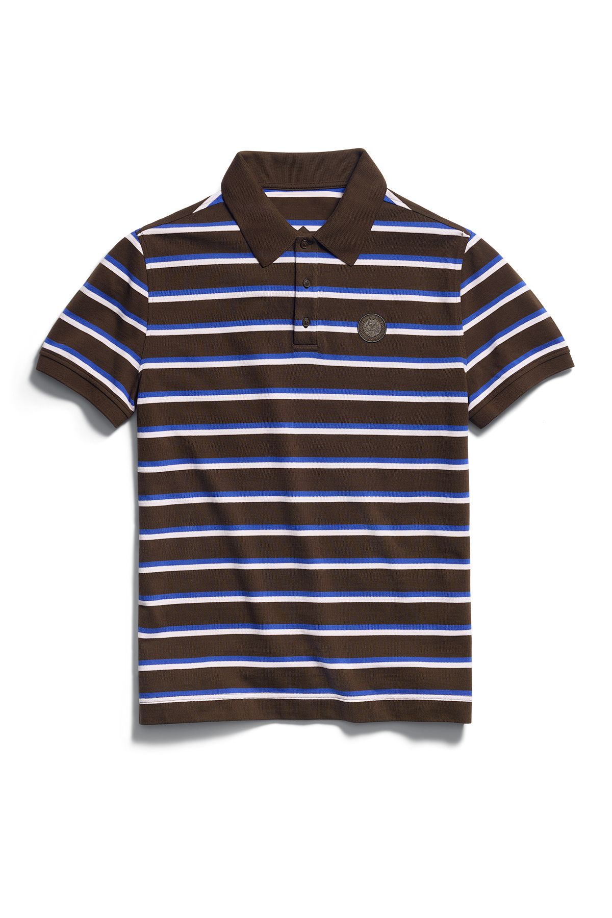 Beckley 条纹同色调圆盘 Polo 衫